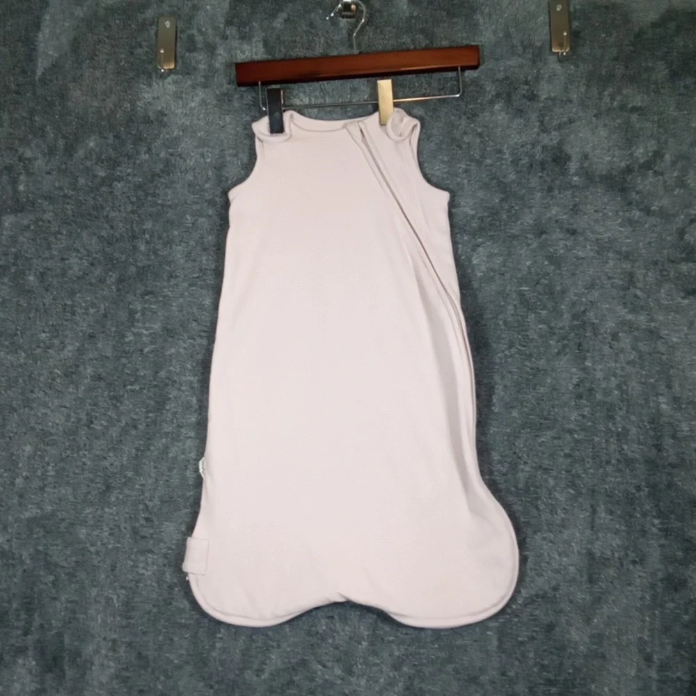 Baby Sleep Sack Duo - Soft Blush & Printed Ivory Organic Cotton Size Medium